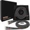 WORLDS BEST CABLES 12 Foot - - Ultimate - 9 AWG - Ultra-Pure OFC - Premium Audiophile HiFi Bi-Wire Speaker Cable Pair with Eminence Gold Banana Plugs & Carbon Tweed Jacket
