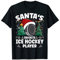 Santa's Favorite Ice Hockey Player Weihnachten Eishockey T-Shirt