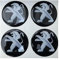 4 Stück Radnabenkappen für Peugeot 50mm,Radaufkleber Radnabenabdeckung Reifen Felgendeckel Aufkleber Nabenkappen Abzeichen Sticker Autozubehör