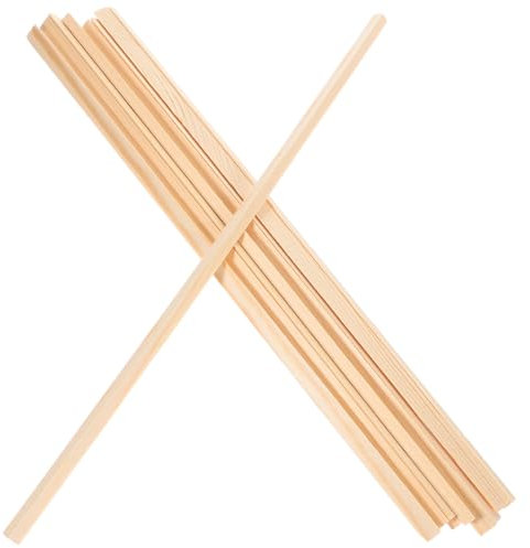 Generic Dreieckige Holzstreifen: Fenster-Holzleisten, Fensterdekoration, Holzverkleidung, Zierleiste für Fensterdekoration, Bastelarbeiten, 10 Stück, 30,00 x 0,60 x 0,60 cm, RSHK4814623GPNDMJY