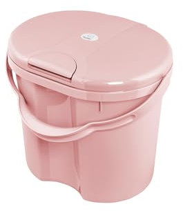 Rotho Babydesign Seau à couches en plastique recyclé Rose