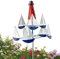 Kinetic Windspiel für den Außenbereich, Metall, rostfrei, Segelform, Windmühle – Neuheit Garten Windmühle, wasserdicht, kinetische Kunst, Hofdekoration für Garten, Park, Rasen, Veranda