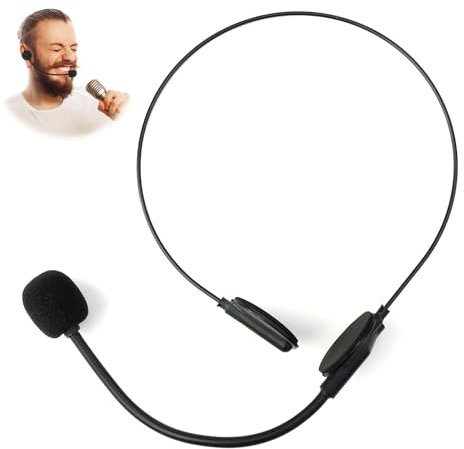 Microphone Headset Prop Age 2+, Fake Microphone Headset, Microphone Prop Headset for Costume Parties Role Plays Parties Halloween Plays Toy Microphone Headset