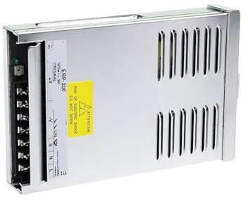 ZCERA Fuente de alimentación conmutada ERP-200-12/24V LED Fuente de alimentación conmutada a Prueba de Lluvia 200W(ERP-200-24 24V)