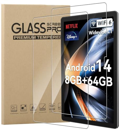 [2 Pack]Screen Protector for HotLight OC101GR02/HotLight Tablet C10/ HotLight C11/tLight 10 inch Tempered Glass,Ultra Resistant,Anti Fingerprints,HD Clear,No Bubbles,9H Hardness Protector Film