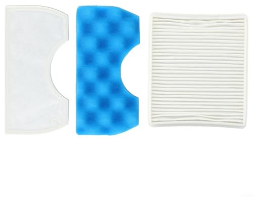 Jonikuper Accessori per aspirapolvere, filtro in spugna, incluso 1 filtro bianco + 1 filtro in spugna blu + 1 filtro in cotone per aspirapolvere Samsung SC4300 SC4470 VC-B710W