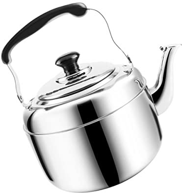 Alipis Bollitore Elettrico Da Cucina in Metallo Bollitore Elettrico Da 5 Litri Con Funzione Fischietto Per Fornelli