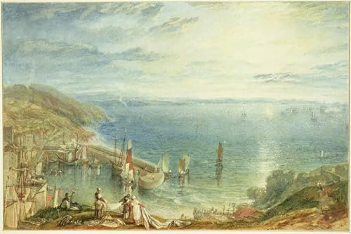 PSVDCTOO Vintage Leinwand Kunstdruck Bilder auf Leinwand Kein Torbay aus Brixham von Mallord William Turner Wandbild Kunstdruck für Home Dekoration 60x90cm