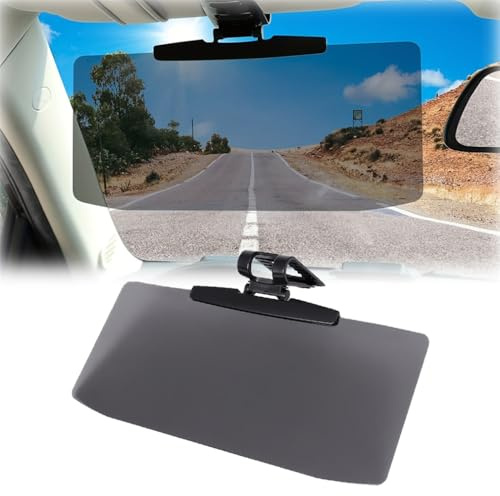 Car Sun Visor with Polarized Glare Protection, Anti Glare Adjustable Car Visor Extender, Universal Visor Extender Attachment, Clearer Vision for Front Seat Driver Or Passenger (1PC)
