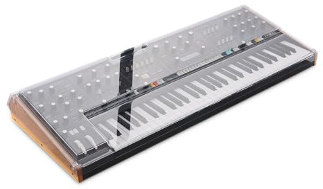 Decksaver Cover for Moog Muse - Super-Durable Polycarbonate Protective lid in Smoked Clear Colour, Made in The UK - The Producers' Choice for Unbeatable Protection