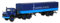 Kibri 14669 - H0 MB LS 337 Planenzug Kühne und Nagel