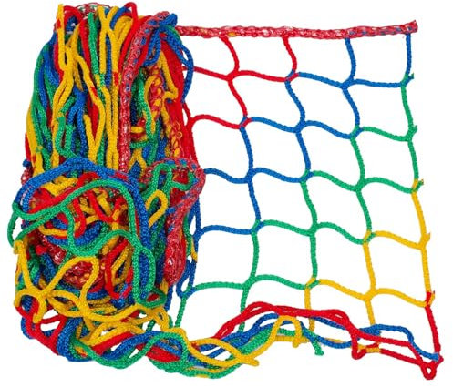 Hamburger TAUWERK Netz, Universal Schutznetz Farbig - Netzgröße 1m x 5m - Made in Germany, Sicherheitsnetz, Balkonnetz, Rausfallschutz Hochbett, Relingsnetz