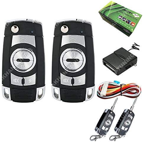 100F13 - Funkfernbedienung Set, Umbausatz, inklusiv 2 Handsender für alle Fahrzeuge mit 12V Zentralverriegelungen