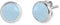 Engelsrufer Damen Ohrstecker aus Sterling Silber mit Blauer Achat Kraftstein Anhänger, Steckverschluss, nickelfrei, 10mm, ERE-BA-ST
