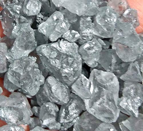 Beton-ABC 10 kg Glassteine Silber/grau ca. 4-10 mm, Glassplitt Glasbruch Glas (€0,98/kg)