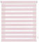 Decorblind | Doppellagiges Rollo ohne Werkzeug und ohne Bohren, Maße: Breite 82 x Länge 180 cm, Maße Stoff: 79 x 175 cm, Rosa