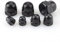 20stk M4-0.7 Metrische Edelstahl Hex Cap Muttern 304 Schwarz Zink Finish