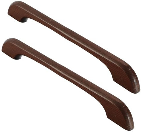 Küchengriffe Braune Schrankgriffe Türgriffe Holzgriffe Möbelgriffe 2 Stück Garderoben Griffe Schubladengriffe für Küchen Schlafzimmer Schrank (Hole distance 96mm)