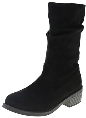 Stivali Texani Donna pelleStivali Donna Estivi Traforati Casual Lunghi con Cerniera E Lacci sotto Motivo Stampato a Giardino Impermeabili Stivali Westernstivali Grigi