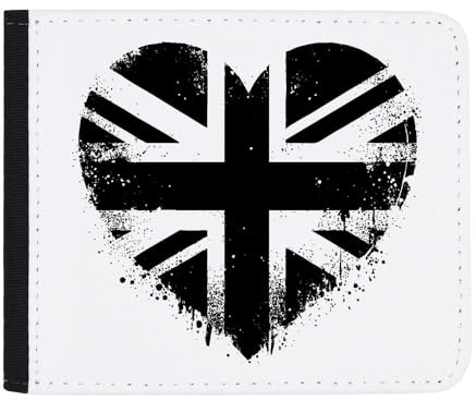 Azeeda 'Union Jack-Herz' Geldbörse (WL00030917)