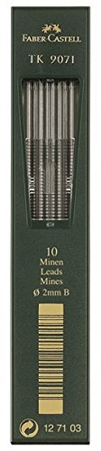 Faber-Castell TK 9071 – Lead Refills (Black, Box, Faber-Castell TK 9400, TK 9500, TK 4600)
