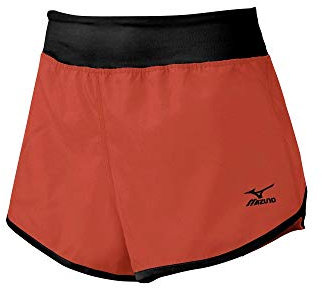 Mizuno Elite 9 Bezug bis kurz, Damen, rot/schwarz
