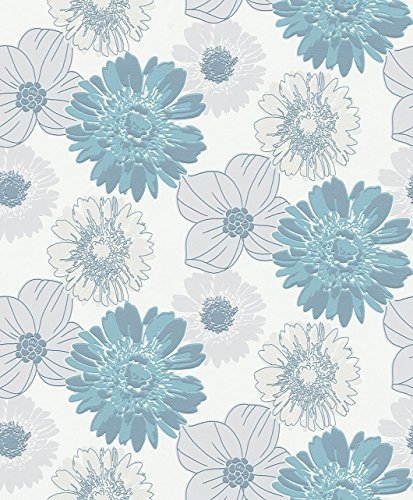 Vliestapete Rasch Queens Tapete 795226 blau