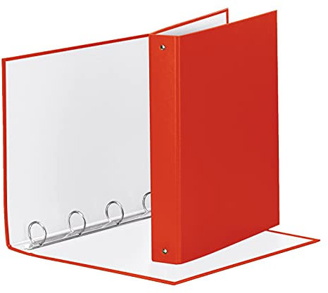 ESSELTE MEETING raccoglitore ad anelli 4-30-Tondo - f.to 22 x 30 cm - Rosso - 395792300