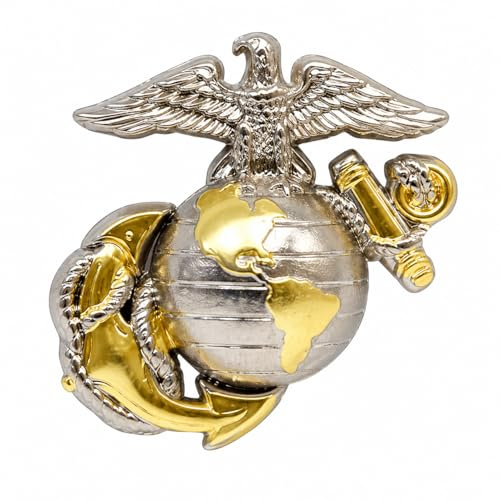 EagleEmblems United States Marine Corps Gold Tone Logo Emblem Revers/Hut Pin