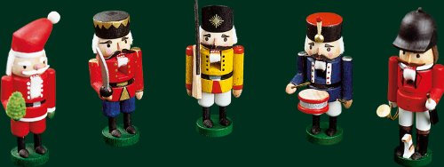 Rudolphs Schatzkiste Nussknacker Trommler mit Trommel Höhe= 8cm NEU Weihnachten Seiffen Nutcracker Nüsse Erzgebirge Winter Dekoration Holzkunst Holz Weihnachtsmann Christmas Walnuss