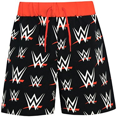 WWE Pantaloncini da Bagno Ragazzi World Wrestling Entertainment Nero 7-8 Anni