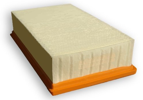 Kallefornia® 2 Filtre Kallefornia k741 la poussière Classe L pour Karcher Kärcher NT 35/1 Eco M – Tact Te M Filtre plissé plat