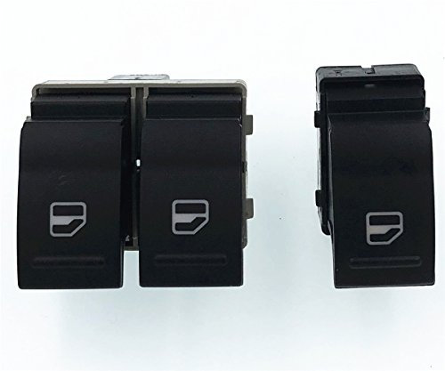 HZTWFC Botón del interruptor de control de la ventana eléctrica OEM # 7E0959855A 7E0959855 Para VW Transporter T5 T6 2005-2014
