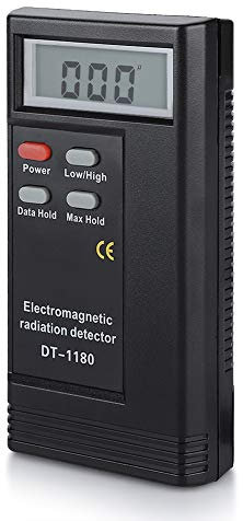 EMF Messgerät, Detektor für Elektromagnetische Strahlung, Digital Radiation Detector Meter Tester Hochpräziser Doppelfrequenz Magnetfeld Gauß Detektor für Heim EMF Inspektionen, Büro, Outdoor, usw