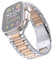 ARTCHE Armband für Apple Watch Armband 46mm 49mm 45mm 44mm 42mm, Edelstahl Ersatzarmband Uhrenarmband kompatibel mit iWatch Series 10, SE, Ultra 2/Ultra, 9, 8, 7, 6, 5, 4, 3, 2, 1, Silber und Roségold