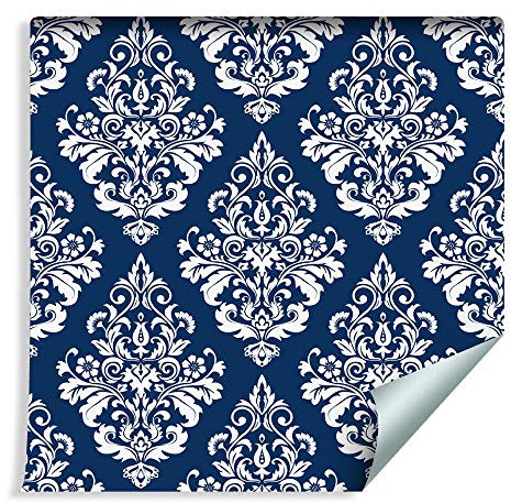 Muralo Fototapete Ornament 1000 x 53 cm Vliestapete Wand Tapete Barockstil Wohnzimmer Schlafzimmer Moderne Wandbilder XXL Orient Wand Dekoration Abstraktion