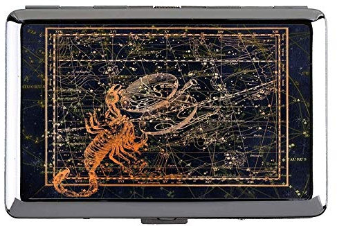 Hard Box Full Pack Zigarettenetui, Sternbild Sternbild Zodiac Themen der Tasche mit Zigarettenschachtel