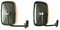 2x Außenspiegel Seitenspiegel 232x145 ø10 LKW Bagger m. Spiegelhalter Spiegelar