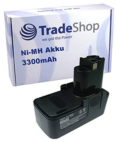 Hochleistungs Ni-MH Werkzeug Akku für Bosch GBM 7.2, GSR 7.2V, PSR 7.2 VES, GNS 7.2V, GUS 7.2, GDR50 - ersetzt 2607335033 2607335073/7,2V 3300mAh
