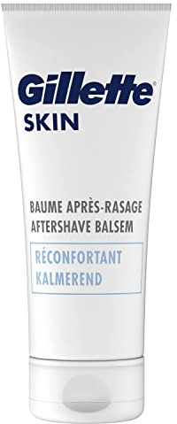 Gillette SKIN After Shave Balsam für extrem empfindliche Haut, 100 ml, spendet Feuchtigkeit, um die frisch rasierte Haut zu beruhigen und hilft bei der Beseitigung von Hautirritationen, Trockenheit