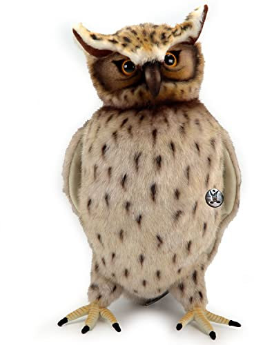 Kuscheltiere.biz Eule Premium Plüschtier Ohreule Uhu Vogel Dekotier 44 cm YO-YO