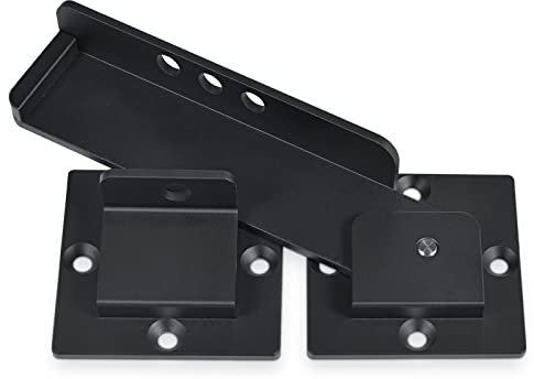 GreaTalent Serratura a scatto per cancello da 19 cm, con foro per lucchetto, in lega di alluminio resistente da 4 mm, regolabile, per porte scorrevoli e altalene, cancello esterno, recinzione in