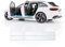 Blackshell® Basic Einstiegsleisten Schutz kompatibel mit Audi A3 | Typ 8Y | Bj. ab 2020 Transparent - mit werksseitig installierten Leisten - passgenaue Einstiegsleistenschutz Folie