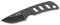 Herbertz Neck Knife, AISI 420 Stahl, rostfrei, Hartplastikscheide, Fangriemenöse, Neck-Knife, robustes Outdoor-Messer & Jagdmesser, Survivalmesser mit feststehender Klinge