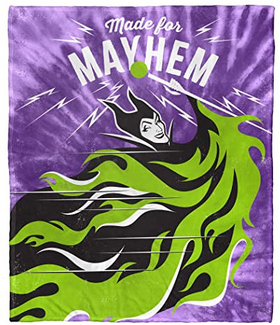 Northwest Silk Touch Überwurfdecke, 127 x 152,4 cm, Disney Villains – Maleficent Mayhem