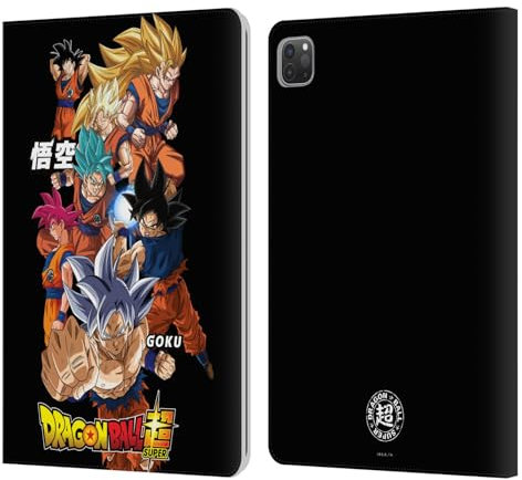 Head Case Designs Licenza Ufficiale Dragon Ball Super Goku Universe Survival Characters Custodia Portafoglio in Pelle Compatibile con Apple iPad PRO 11 2020/2021 / 2022