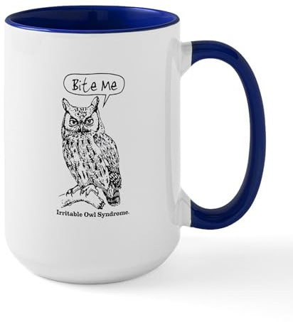CafePress Irritable OWL Large Mug 15 oz (444 ml) Ceramic Coffee Mug