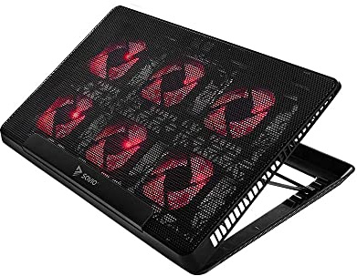 SAVIO Laptop Kühler “Oxid 25” - Kühlpads - Laptop Cooler - Laptop Lüfter Unterlage - Laptop Cooling Pad - Laptop Kühlung - Laptop Kühlpad - Laptop Ständer mit Lüfter - Laptop Ventilator