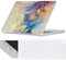 Se7enline Compatible with MacBook Air 13.6 inch Case M2 M3 M4 2022-2025 for A2681/A3113/A3240 13.6 inch Cool Laptop Hard Shell Case with TPU Keyboard Cover & Trackpad Protector,White Blue Gold Sand