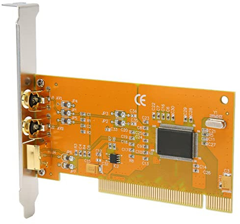 Video Capture Card, PCI Express Capture Card, 640x480 Resolution Clear Picture Quality PCIE Capture Card for Video Conferencing,Teaching,Studio Live Stream for WIN for TV